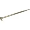 Gray Tools 15-in Premium Tool Steel Nickel Plated Rolling Head Pry Bar