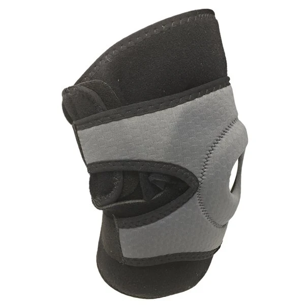Champion Black/Grey Stabilizer Knee Pad With Adjustable Compression
