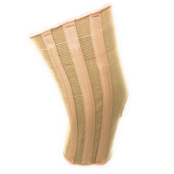 OTC Brown Large Knit Ortho Wrap Knee Pad With Spiral Stays - Image 3