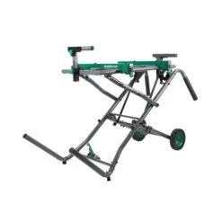 Metabo HPT Steel Adjustable Rolling Miter Saw Stand