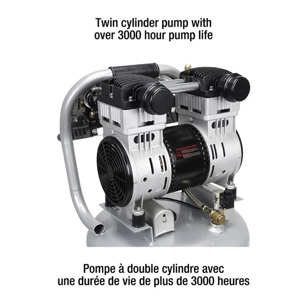 King Canada 37.9 Ultra-Quiet Oil-Free Air Compressor - Image 2