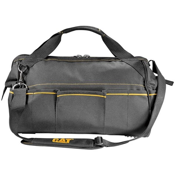 CAT 16-in Black Polyester Zippered Tool Bag - Image 3
