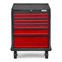 Gladiator Premier Pre-Assembled 7 Drawer Modular Tool Storage Cabinet - Red Tread