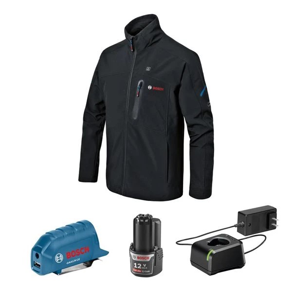 Bosch 12 V Max Heated Jacket Kit With Portable Power Adapter - Size 3XL - Image 2