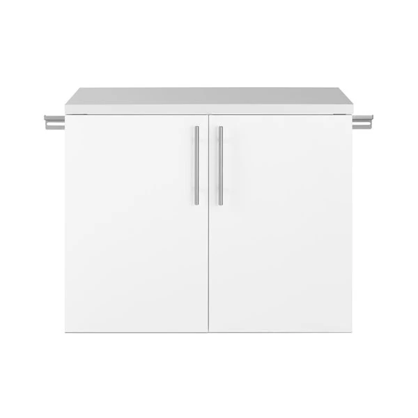 Prepac Hangups 30 X 24 X 16-in White Wood Composite Wall-Mounted Garage Cabinet - Image 3
