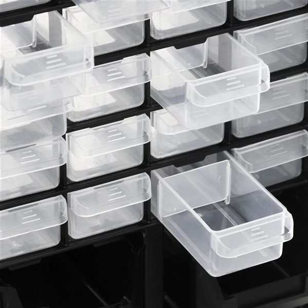 DURHAND 39-Drawer Black Plastic Hardware Storage Cabinet - Image 5