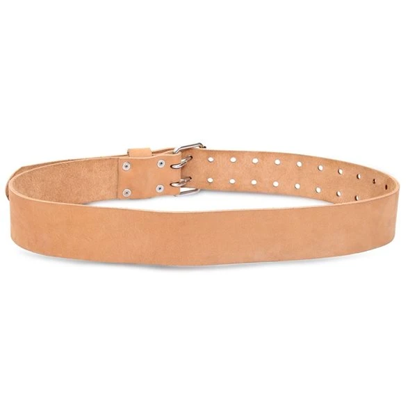 MechTools Saddle Leather Double Buckle Tool Belt 2-in Fits 29-in To 45-in - Image 4