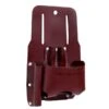 MechTools Pro Leather Tape And Knife Holder 4 Compartments