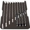 Dynamic Tools 14-Piece SAE Combination Wrenches Set With Foam Tool Organizer