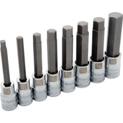 Dynamic Tools 8-piece SAE 1/2-in Drive Deep Socket Set