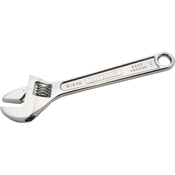 Dynamic Tools 8-in Drop Forged Steel Adjustable Wrench - Image 2