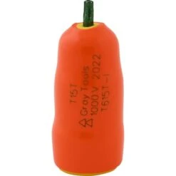 Gray Tools T15T X 3/8-in Drive Torx Head Tamper Resistant, Insulated Socket