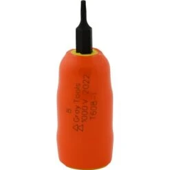 Gray Tools T8 X 3/8-in Drive Standard Length Torx Head, Insulated Socket