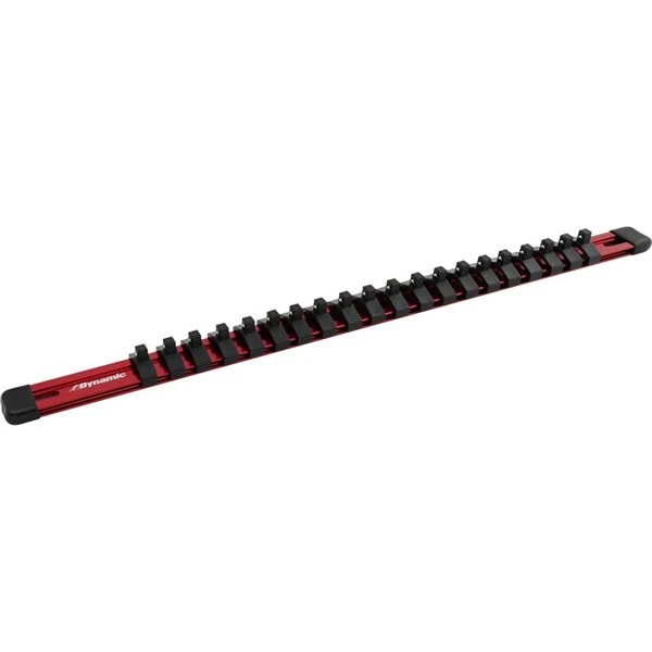 Dynamic Tools 3/4-in Drive Aluminum Socket Rail Red - Image 3