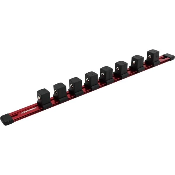 Dynamic Tools 3/4-in Drive Aluminum Socket Rail Red - Image 2
