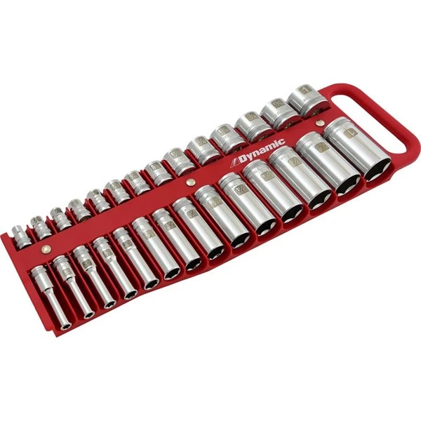 Dynamic Tools 3/8-in Red Drive Magnetic Socket Tray - Image 4