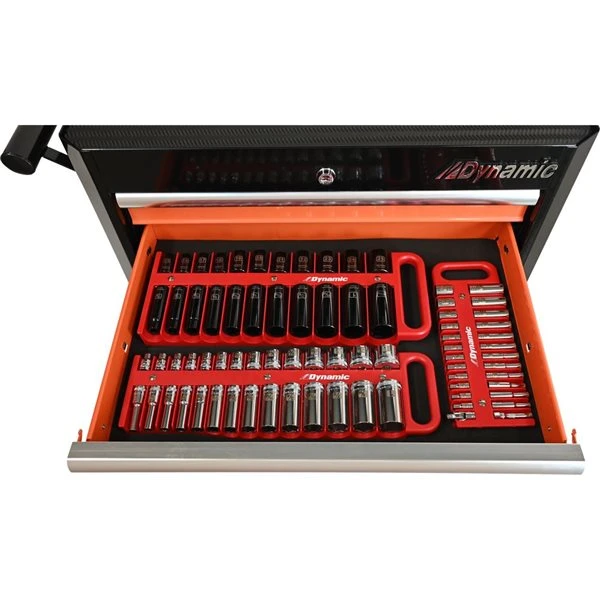 Dynamic Tools 3/8-in Red Drive Magnetic Socket Tray - Image 3