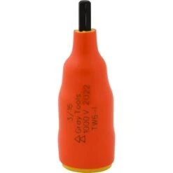 Gray Tools 3/16-in X 3/8-in Drive Standard Length Hex Head, Insulated Socket