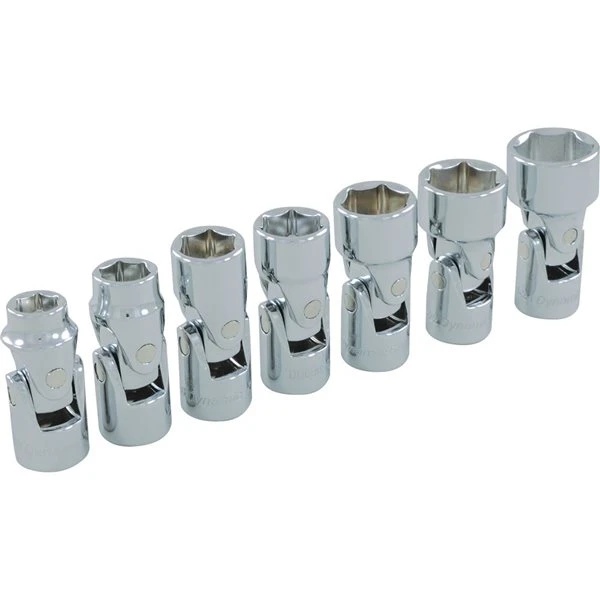 Dynamic Tools 7-piece SAE 3/8-in Drive 6-point Shallow/Deep Socket Set - Image 4