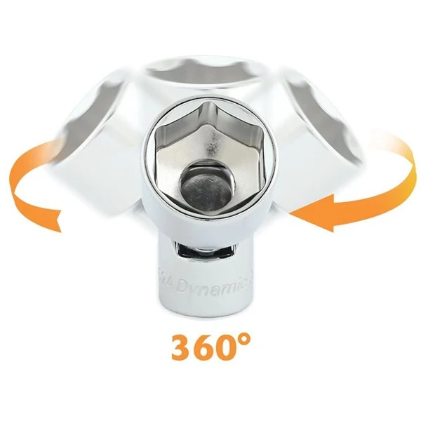 Dynamic Tools 10-piece Metric 3/8-in Drive 6-point Shallow/Deep Socket Set - Image 5