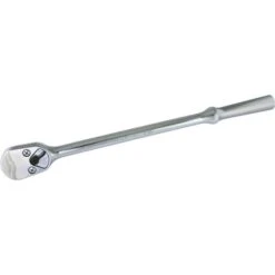 Gray Tools SAE And Metric Combination 1/2-in Drive 15-in Long 20T Chrome Reversible Ratchet