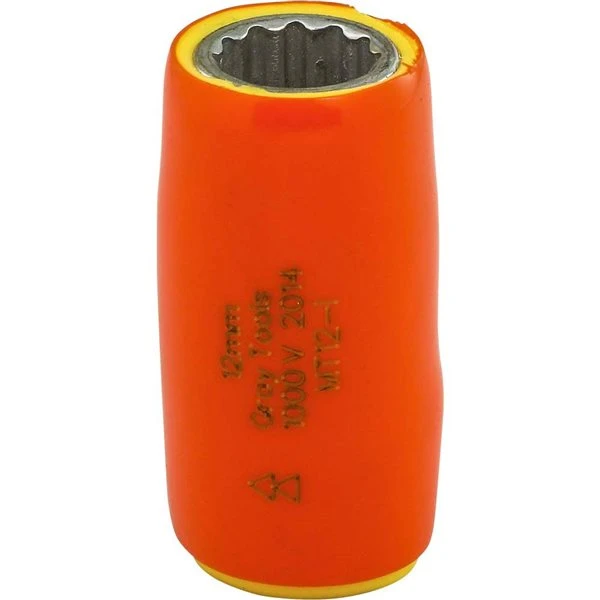 Gray Tools Metric 3/8-in Drive 12-point 12 mm Shallow Socket - Image 2