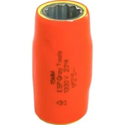 Gray Tools Metric 1/2-in Drive 12-point 15 mm Shallow Socket