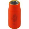 Gray Tools Socket 3/8-in X 1/2-in Drive, Standard Length Socket, 1000V Insulated