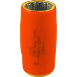 Gray Tools Socket 5/8-in X 1/2-in Drive, Standard Length Socket, 1000V Insulated