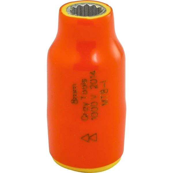 Gray Tools 8-mm X 3/8-in Drive Insulated Standard Length Socket - Image 3