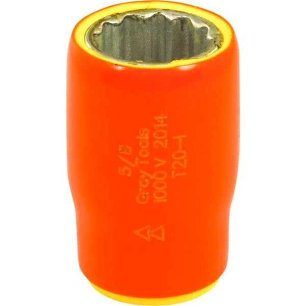 Gray Tools 5/8-in X 3/8-in Drive Insulated Standard Length Socket