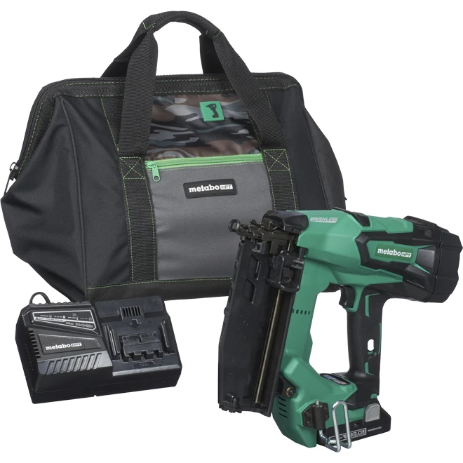 Metabo HPT 18-Volt 2 1/2-in Cordless Straight Finish Nailer With Battery And Charger - 16-Gauge - LED Light - Image 3