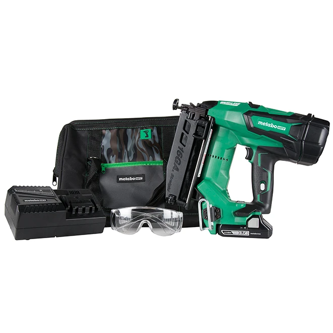 Metabo HPT 18-Volt 2 1/2-in Cordless Straight Finish Nailer With Battery And Charger - 16-Gauge - LED Light