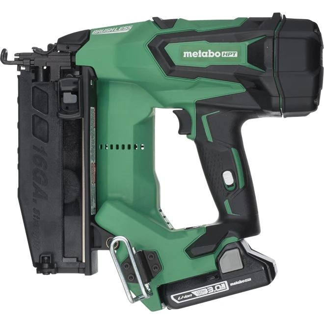 Metabo HPT 18-Volt 2 1/2-in Cordless Straight Finish Nailer With Battery And Charger - 16-Gauge - LED Light - Image 2
