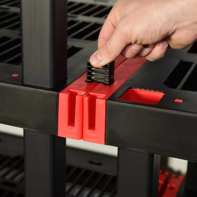 Craftsman Modular 5-Shelf Storage Unit - Plastic - 72-in X 40-in X 24-in - Black