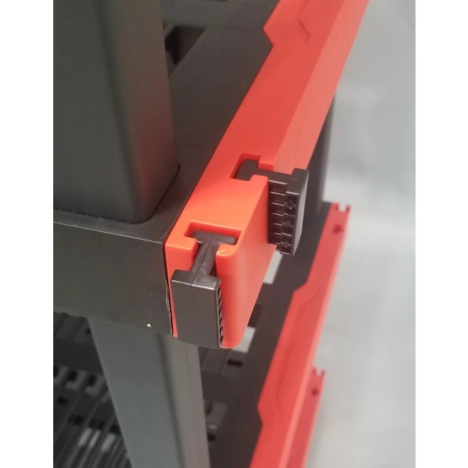 Craftsman Modular 5-Shelf Storage Unit - Plastic - 72-in X 40-in X 24-in - Black - Image 4