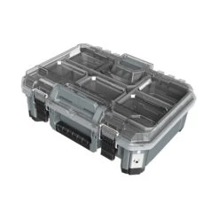 Flex Stack Pack Medium Grey/Black Organizer Box