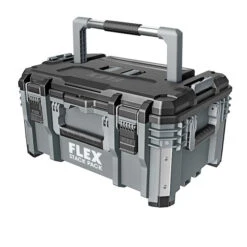 Flex Stack Pack 22-in Grey/Black Polypropylene And Metal Tool Box