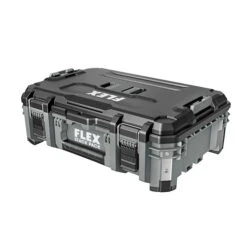 Flex Stack Pack 22-in Grey/Black Polypropylene And Metal Suitcase Tool Box
