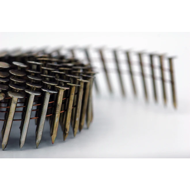 Crisp-Air Coil Roofing Nails Steel 1 1/4-in - 7200 Per Box