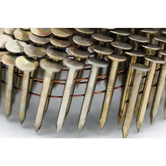 Crisp-Air Coil Roofing Nails Steel 1 1/4-in - 7200 Per Box - Image 4