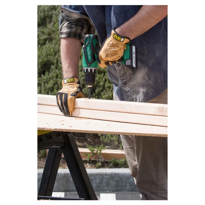 Mechanix Wear Multipurpose Glove For Men - Leather - Large - Brown