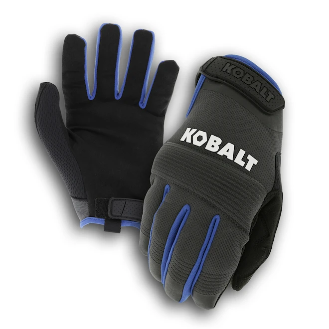 Kobalt Mechanic Gloves - Synthetic Leather - Unisex - XLarge - Black - Image 4
