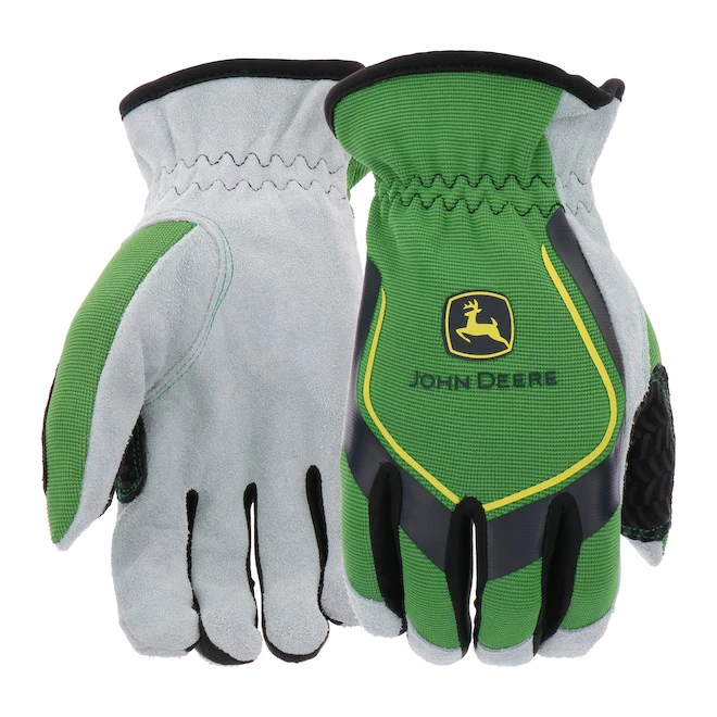 John Deere Men Leather Glove Large - Image 3