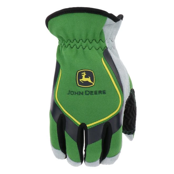 John Deere Men Leather Glove Large - Image 2