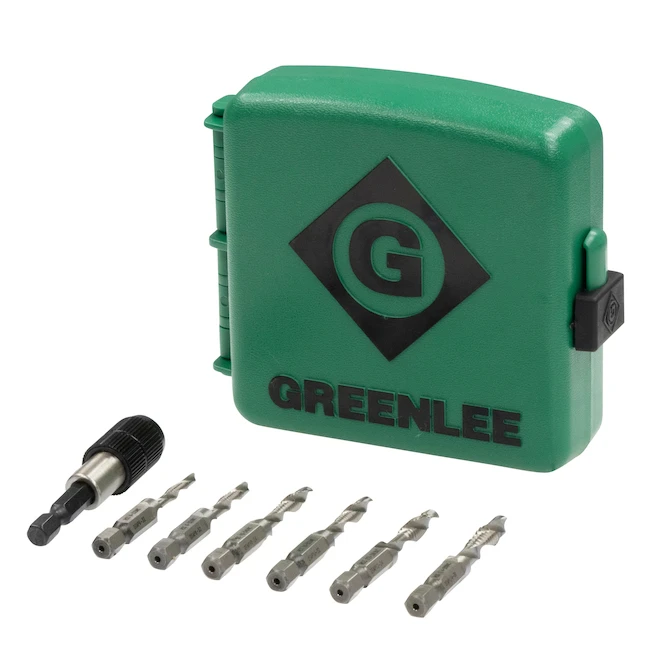 Greenlee 6-32 To 1/4-20 Drill Tap Set 6 Piece - Image 2