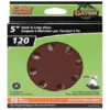 Rust-Oleum Gator Gatorpower Hook And Loop Sanding Discs - 5-in Dia - 8 Holes - 120 Grit - 15 Per Pack
