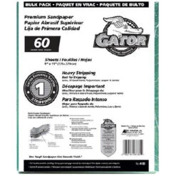 Gator Coarse Premium Sandpaper 60 Grit - 120/Pack