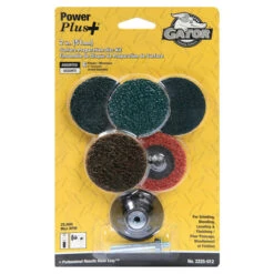 Rust-Oleum Gator Surface Preparation Sanding Disc Kit - 2-in Dia - Assorted Abrasive - Multi-Grade - 6 Per Pack