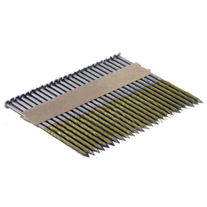 Prime Fasteners Strip Framing Nails - Galvanized - Spiral Shank - Round Head - 3 1/4-in L